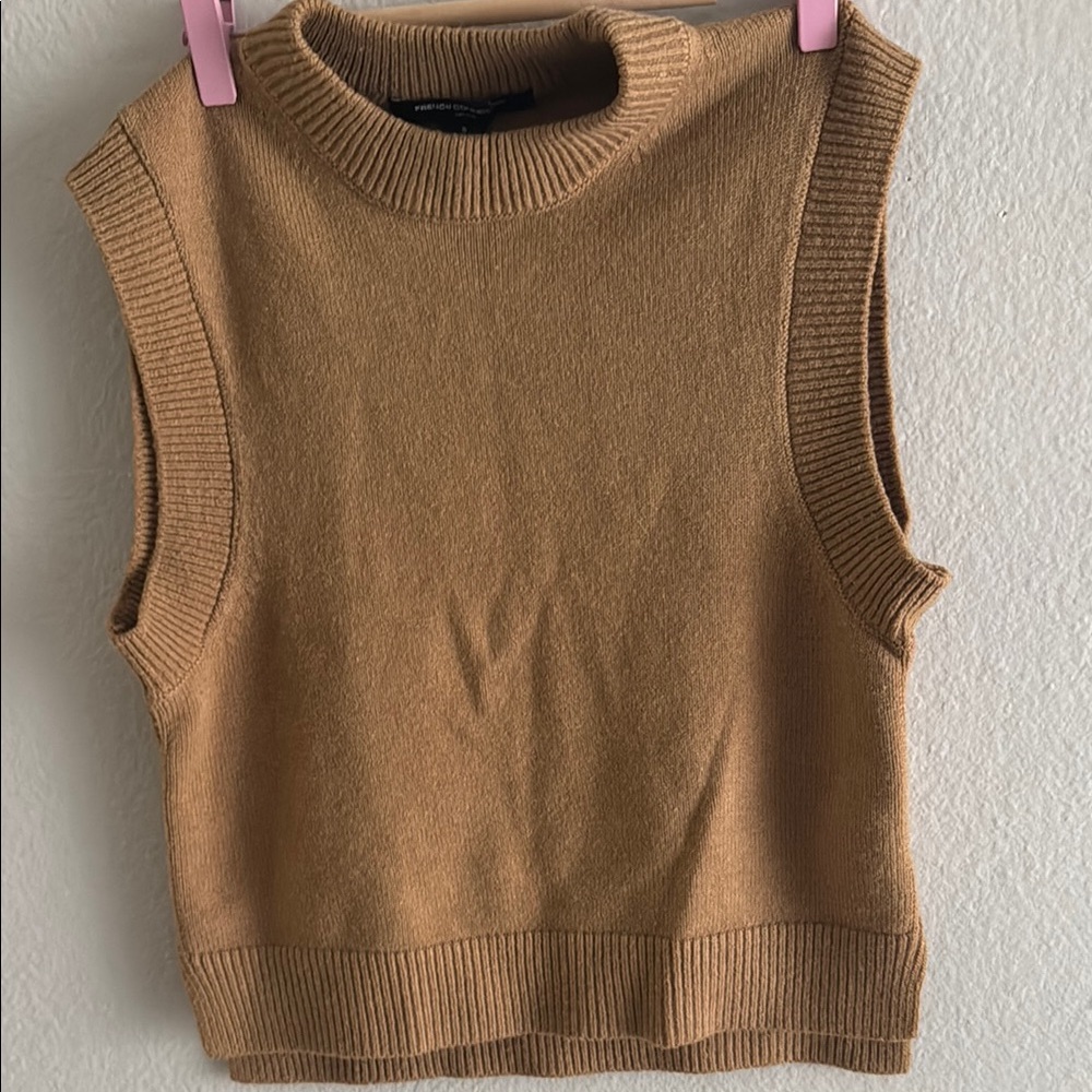 French Connection Tan Knit Pullover
